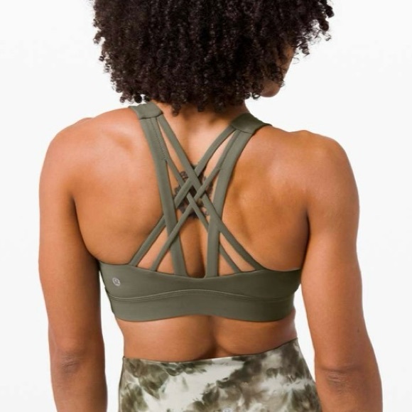 Lululemon Free To Be Elevated Bra in Army Green, DD/E Cup - Picture 5 of 5